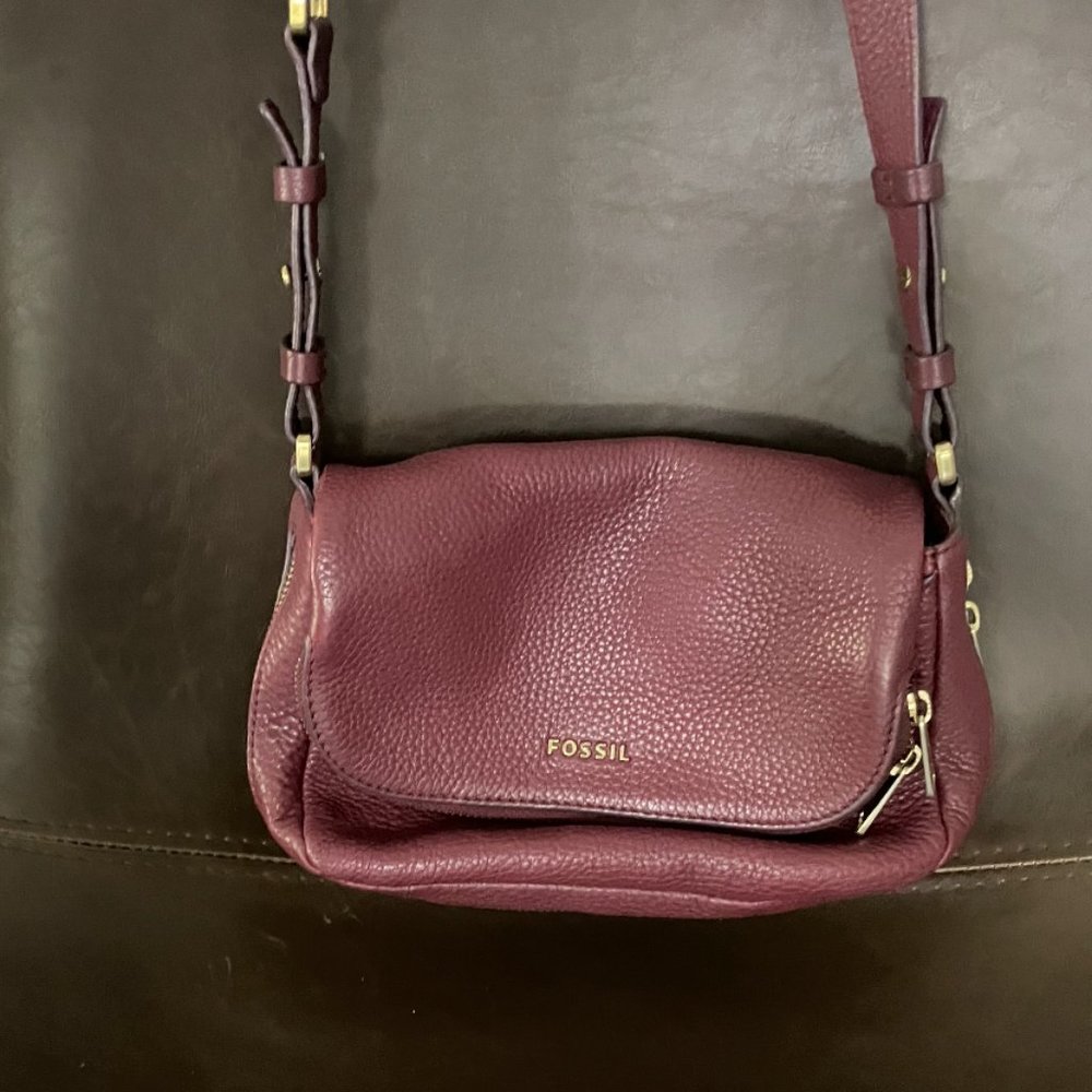 Fossil - Leather Preston Small Flap Crossbody